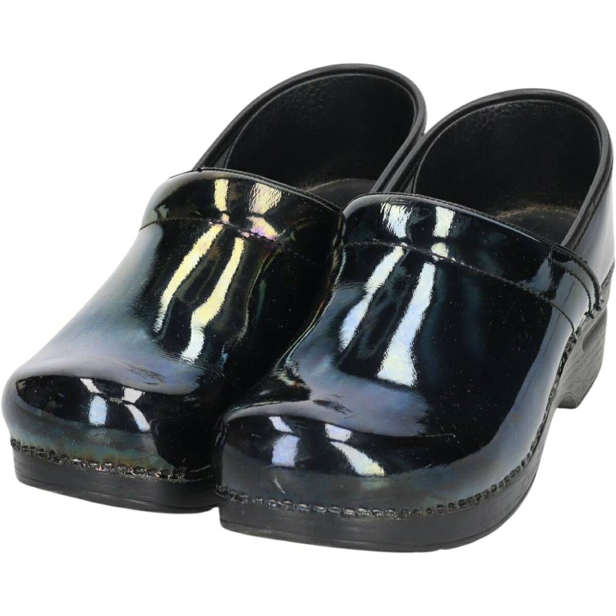 古着 ダンスコ dansko プロフェッショナル ペトロールパテント サボサンダル イタリア製 40 メンズ25.0cm相当 /saa016007 【中古】 【260629】｜古着屋JAM