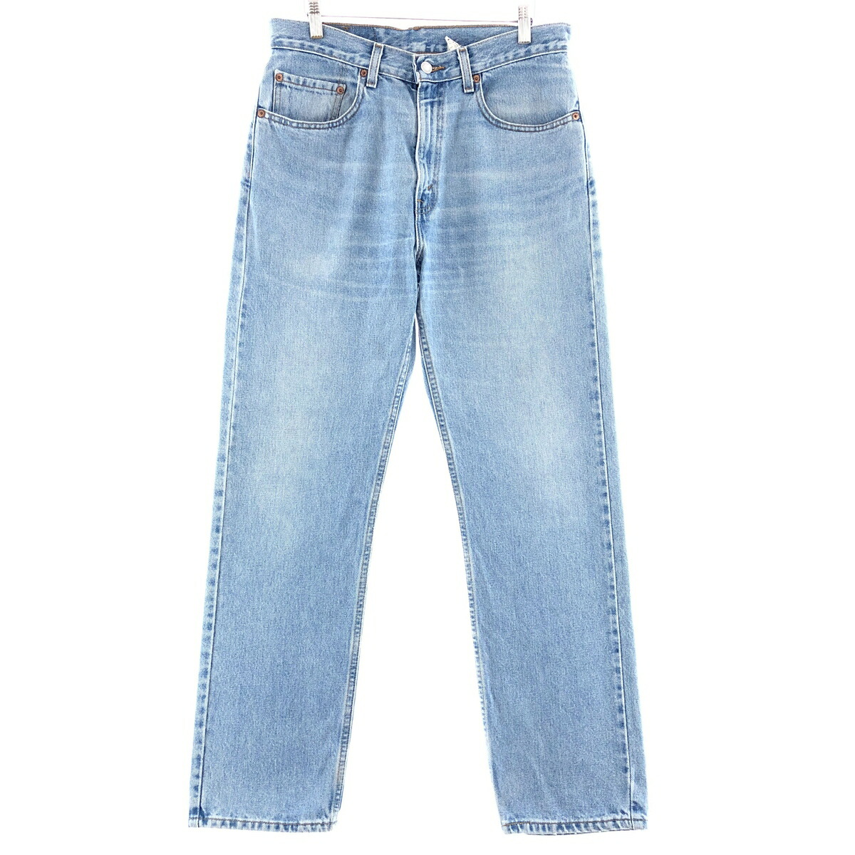 2000'S Levi's 505 Regular Fit Straight Leg Tapered Denim Pants, Made in Canada, Men's Size W32 cotton blue type Vintage Second Hand