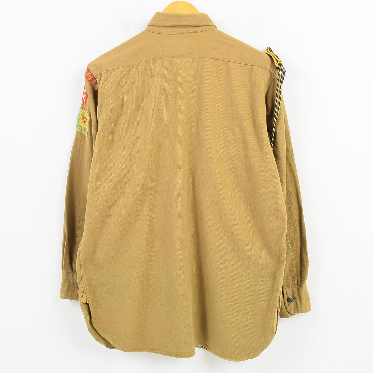 【楽天市場】30～40年代 BOY SCOUTS OF AMERICA BSA 長袖 ボーイスカウトシャツ メンズM ヴィンテージ