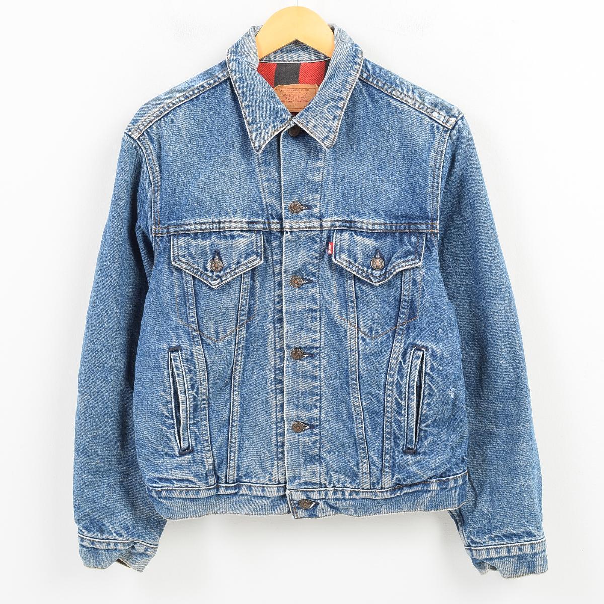 Denim jacket G Jean men M vintage Levi's /waj7346 in the 80s made in Levis  70,411-0816 USA