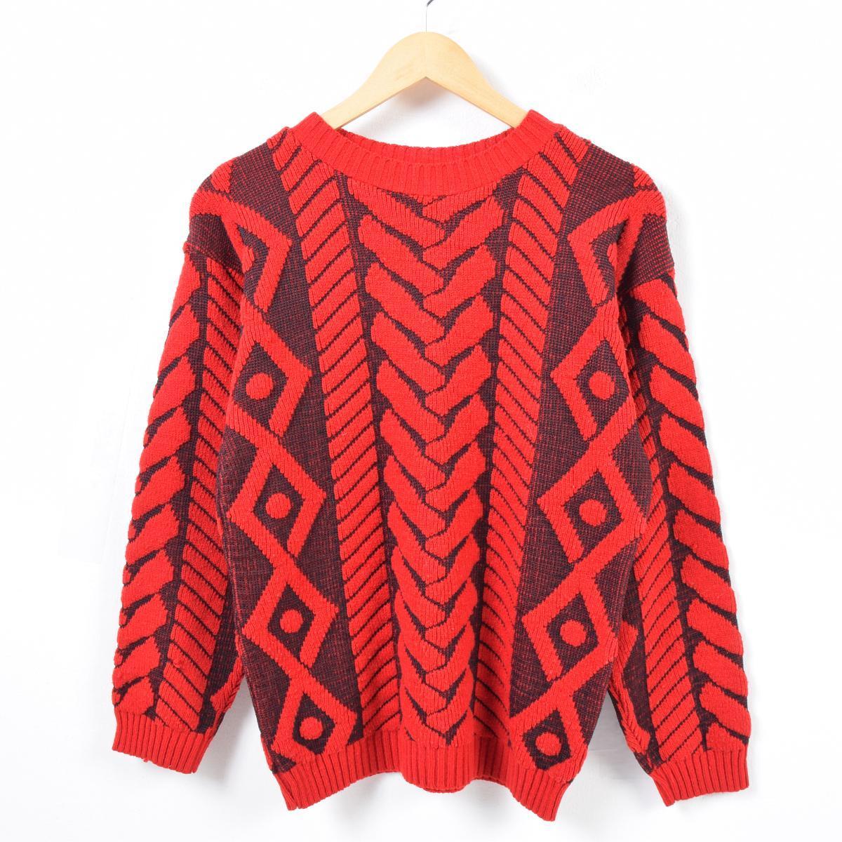 总花纹丙烯编织物毛衣女士m/wam8482