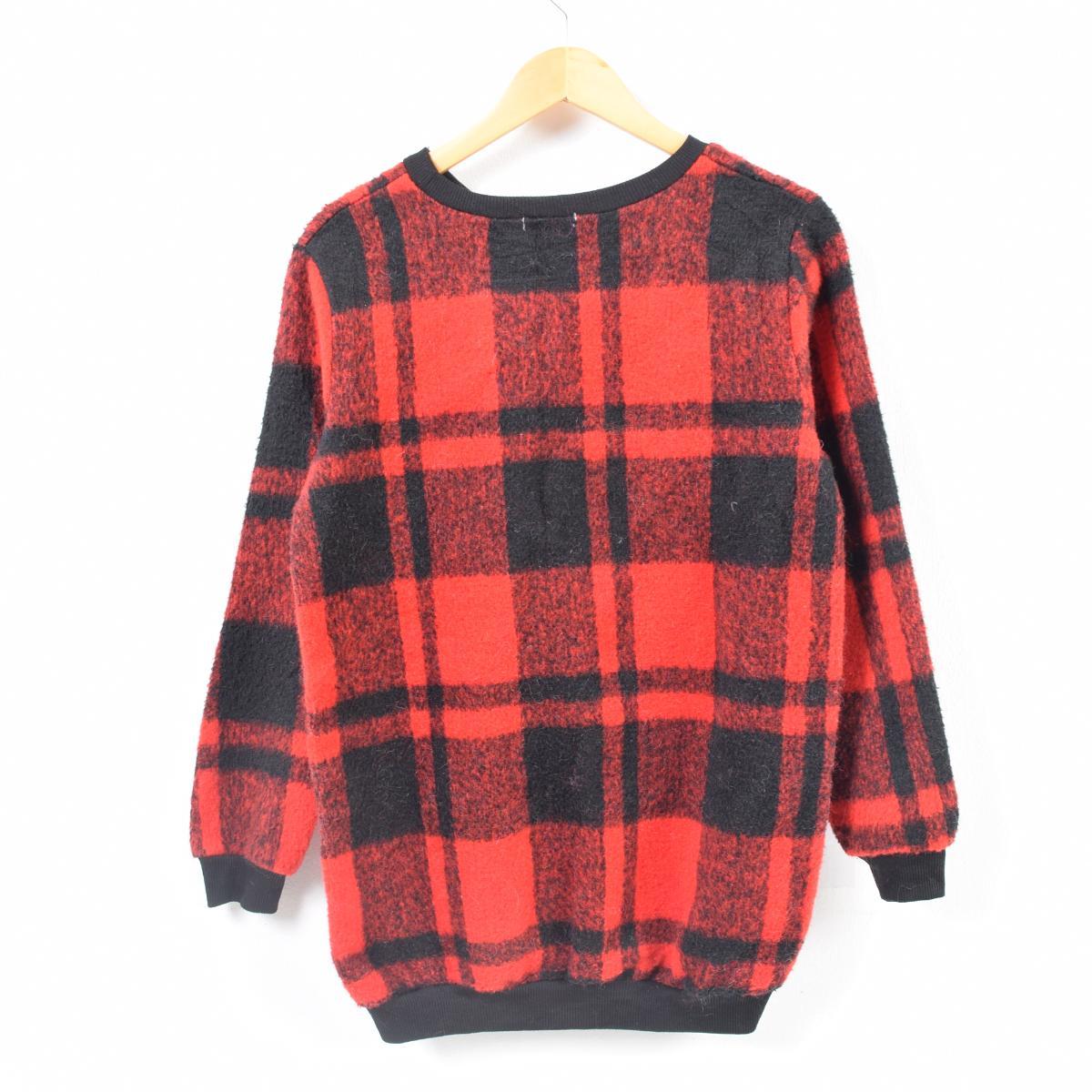 close up格子花纹运动衫教导员女士l/wao0116