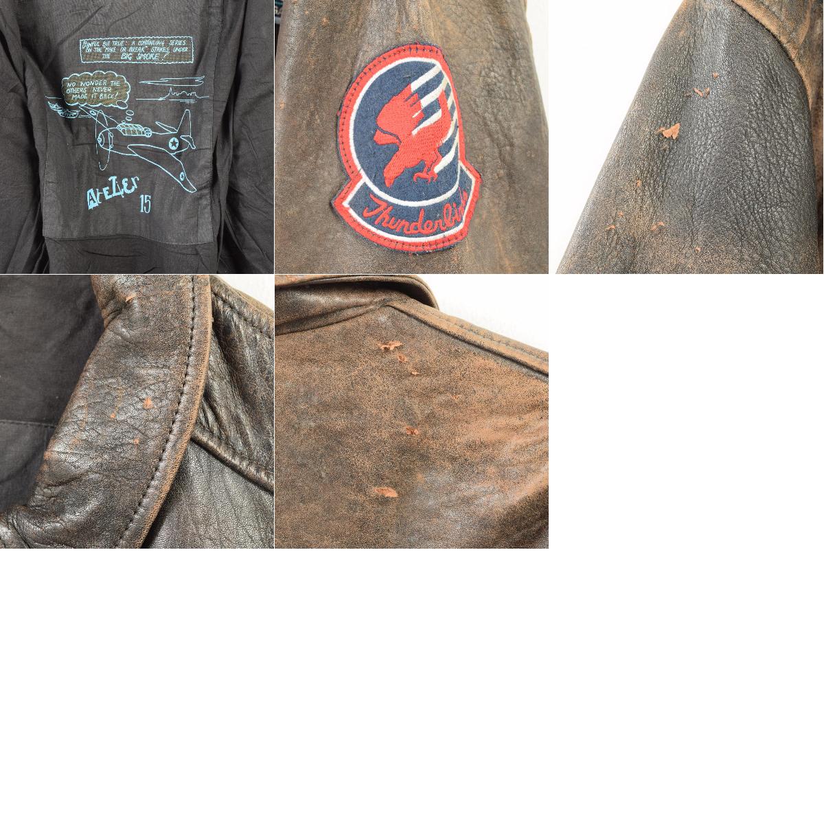 Vintage Clothing Jam Rakuten Global Market Men L Wap6952 Made In Men L Wap6952 Made In Atelier 15 Emblem Custom Leather Flight Jacket Australia