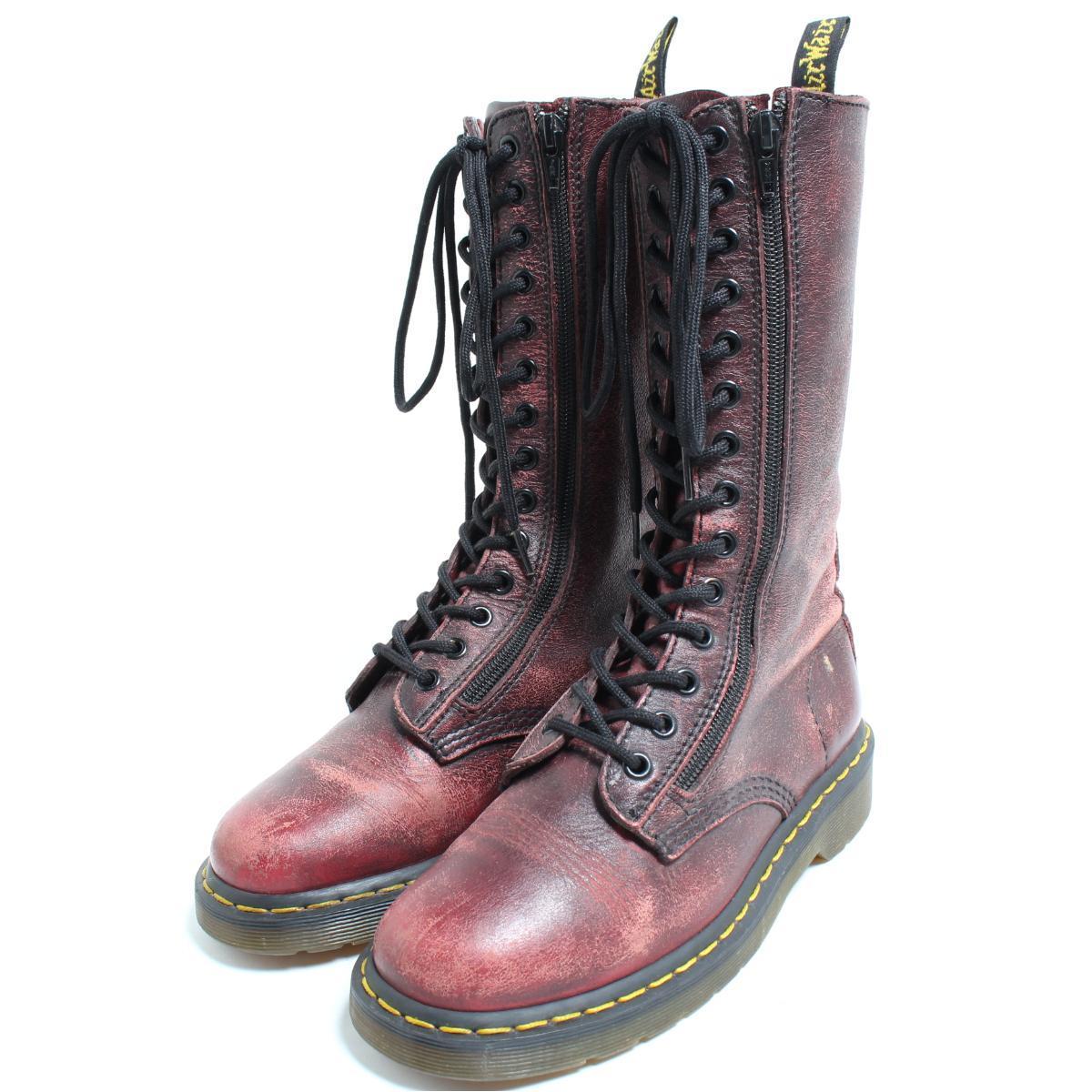 dr martens side zip boots