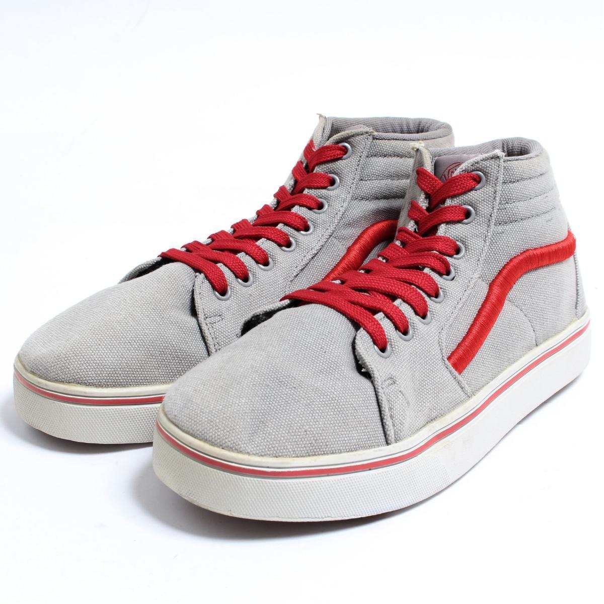 mens red high top vans