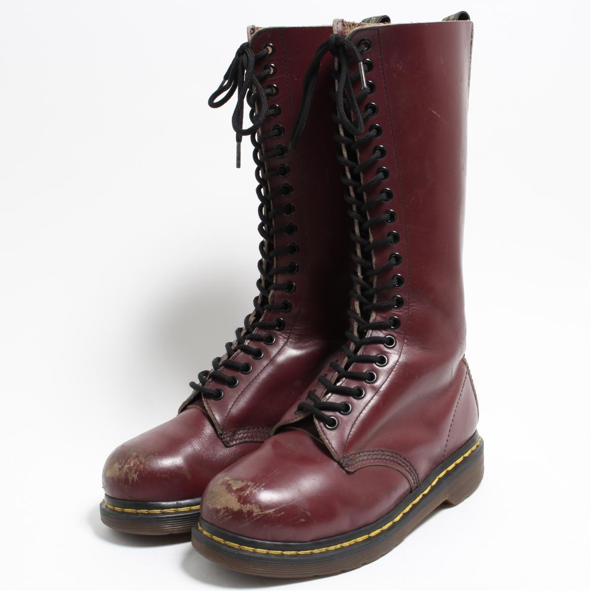 古着 ドクターマーチン Dr.Martens スチールトゥ 10ホールブーツ 英国