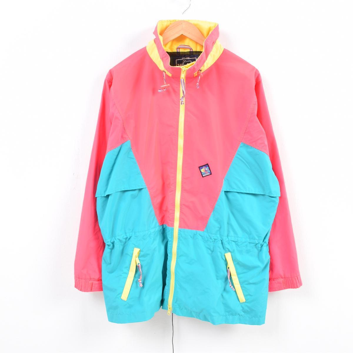 80年代乌尔里克woolrich sigmet gear尼龙茄克女士xl复古/wav8052