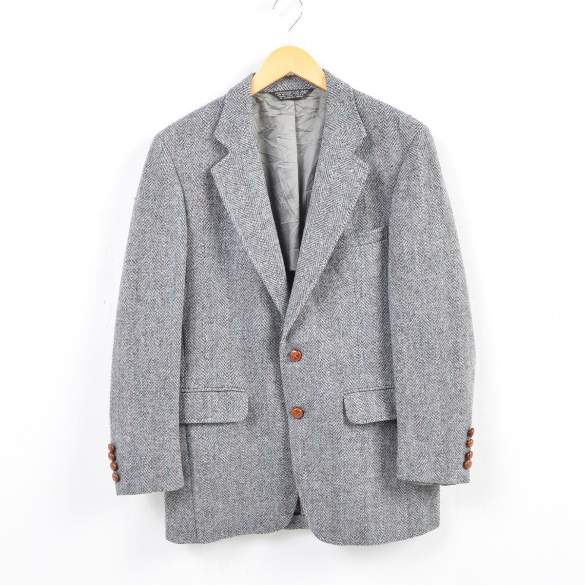 最上の品質な コート ジャケット ヘリンボーン Tweed Harris ハリスツイード 70年代 ウールテーラードジャケット Gs1911 Ts01 Ss07 Cs07 Js10 中古 Wav7313 ヴィンテージ メンズm Usa製 Cibaut Com Ar