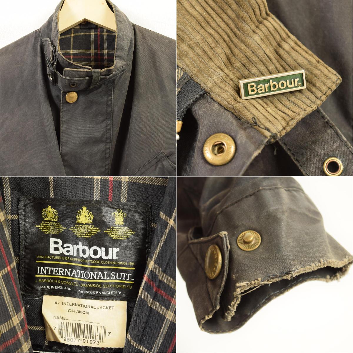 barbour international suit