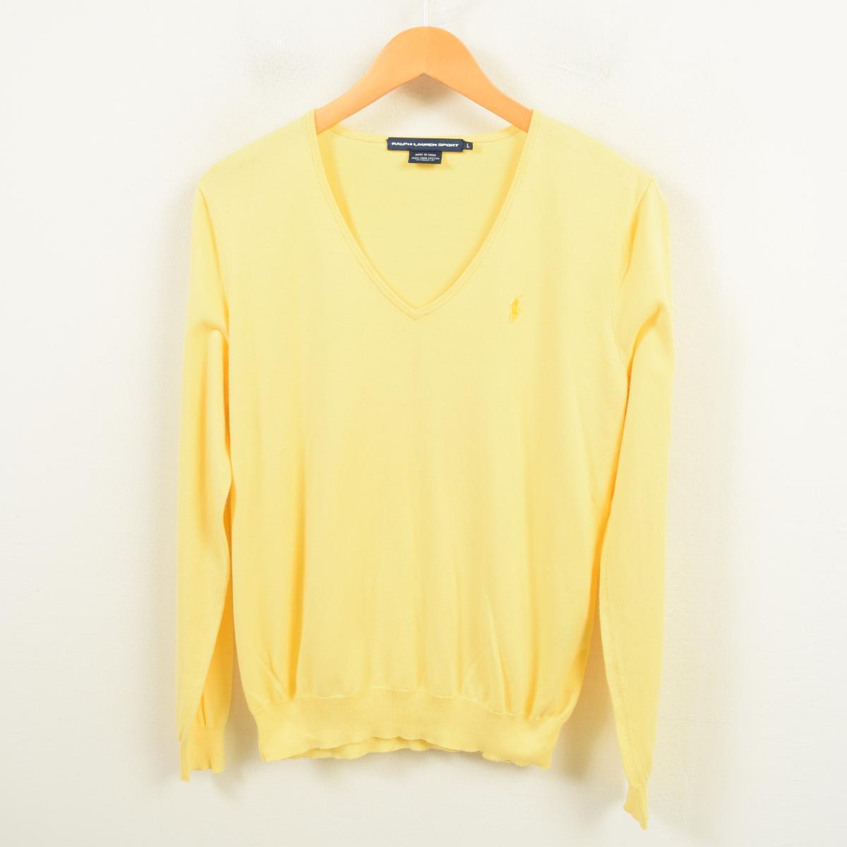 ralph lauren sport v neck sweater