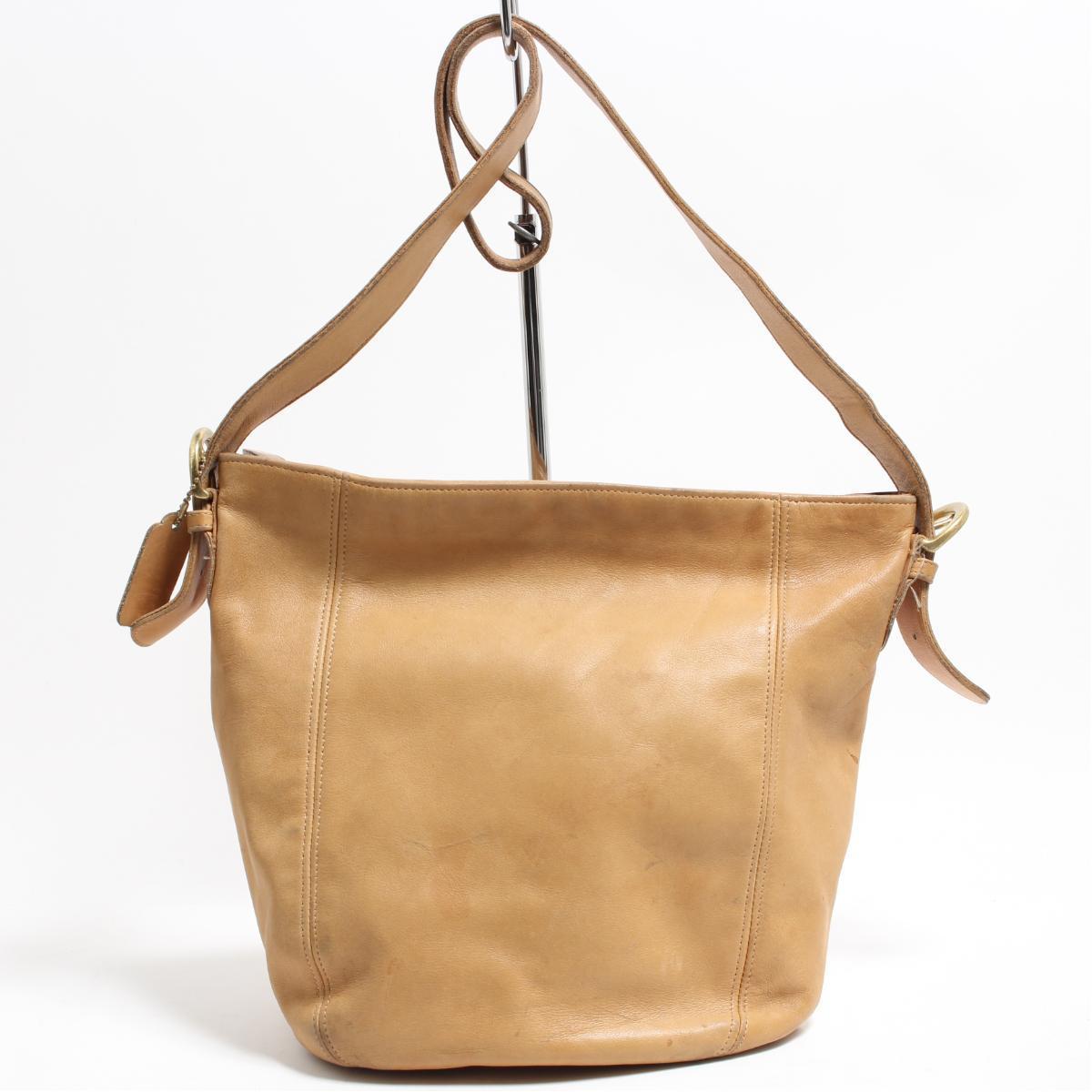 Anb8918 Made In Coach Old Genuine Leather Shoulder Bag Usa Anb8918 Made In Coach Old Genuine Leather Shoulder Bag Usa