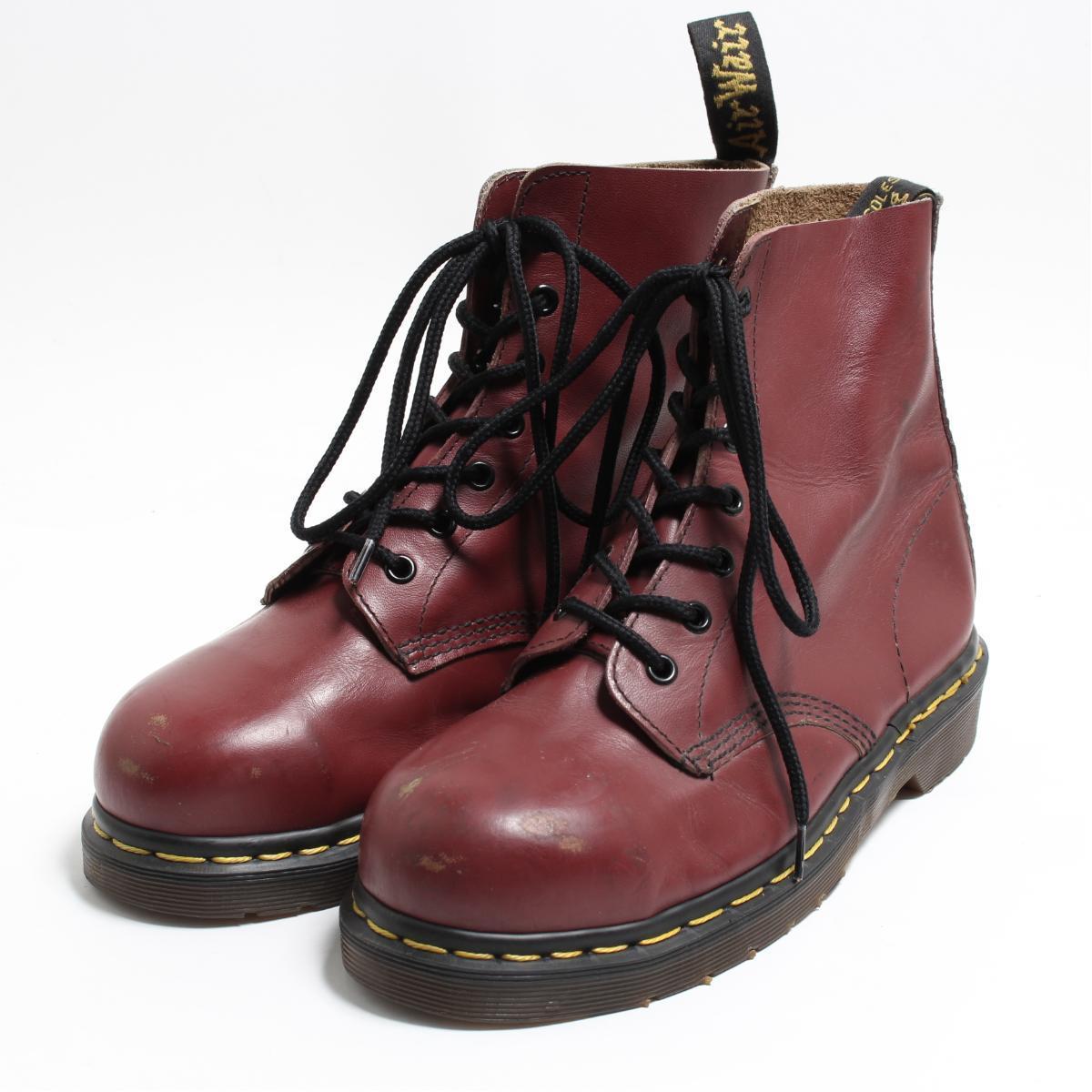 ドクターマーチン Dr Martens スチールトゥ 7ホールブーツ 英国製 Dr Martens Uk6 英国製 ブーツ レディース24 5cm Bon2343 中古 Ss1912 古着屋jamドクターマーチン Dr Martens スチールトゥ 7ホールブーツ 英国製 Uk6 レディース24 5cm