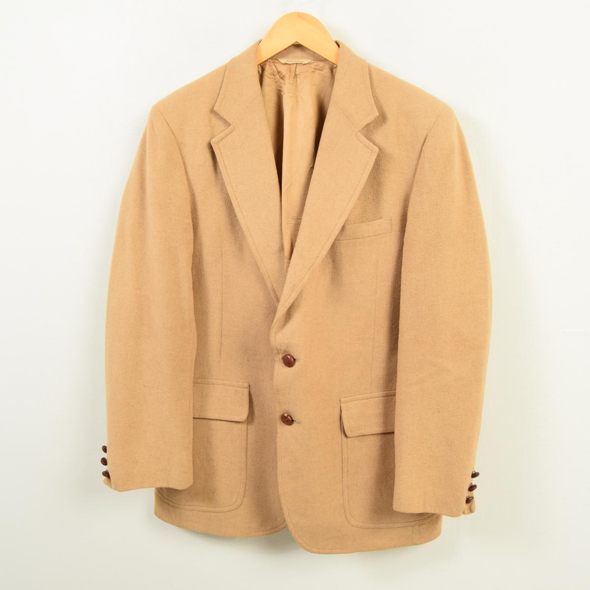 Vintage Clothing Jam Hastings Camel Hair Tailored Jacket Men M