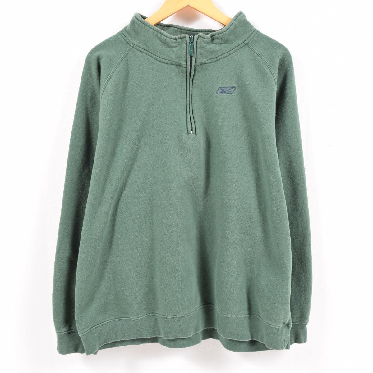 reebok half zip sweatshirt