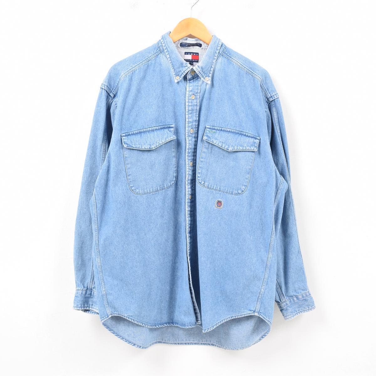 tommy denim shirt