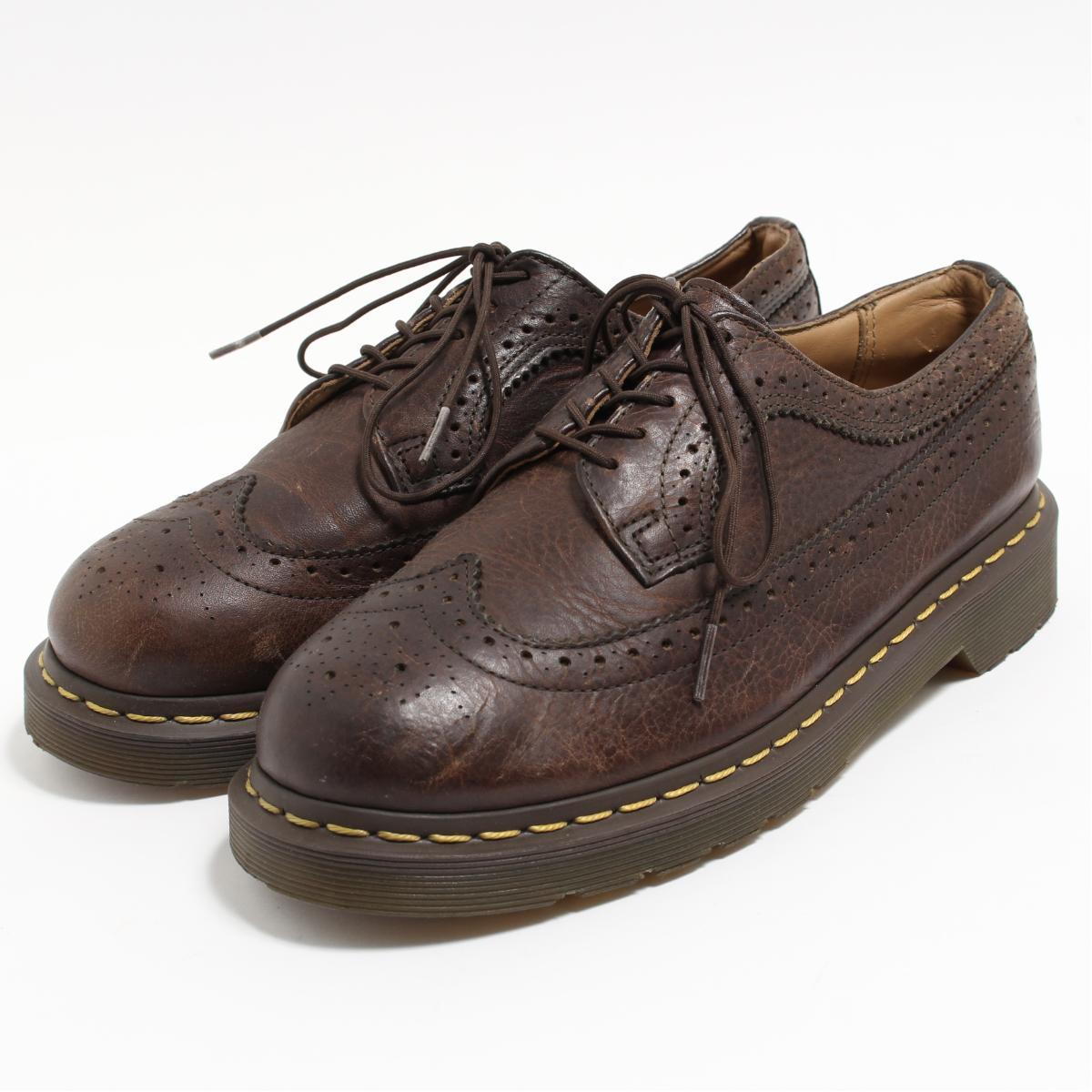 円高還元 レディース24 5cm Uk6 ウイングチップシューズ Dr Martens ドクターマーチン Boo66 中古 Boo66 Rashiastrologer Com