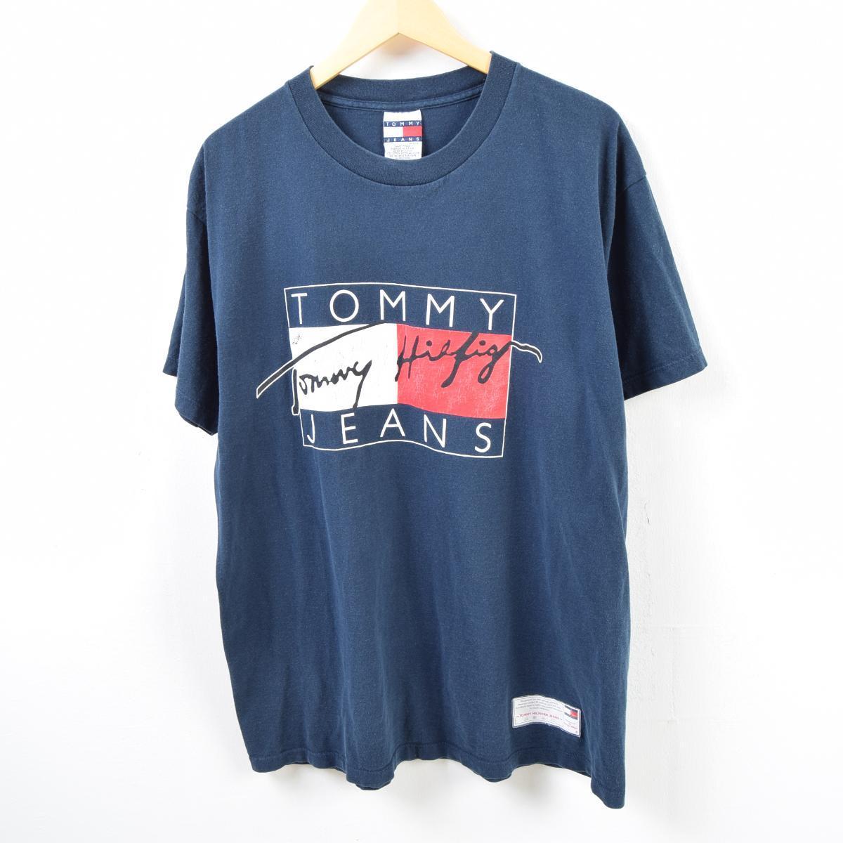 tommy hilfiger t shirt logo 90s