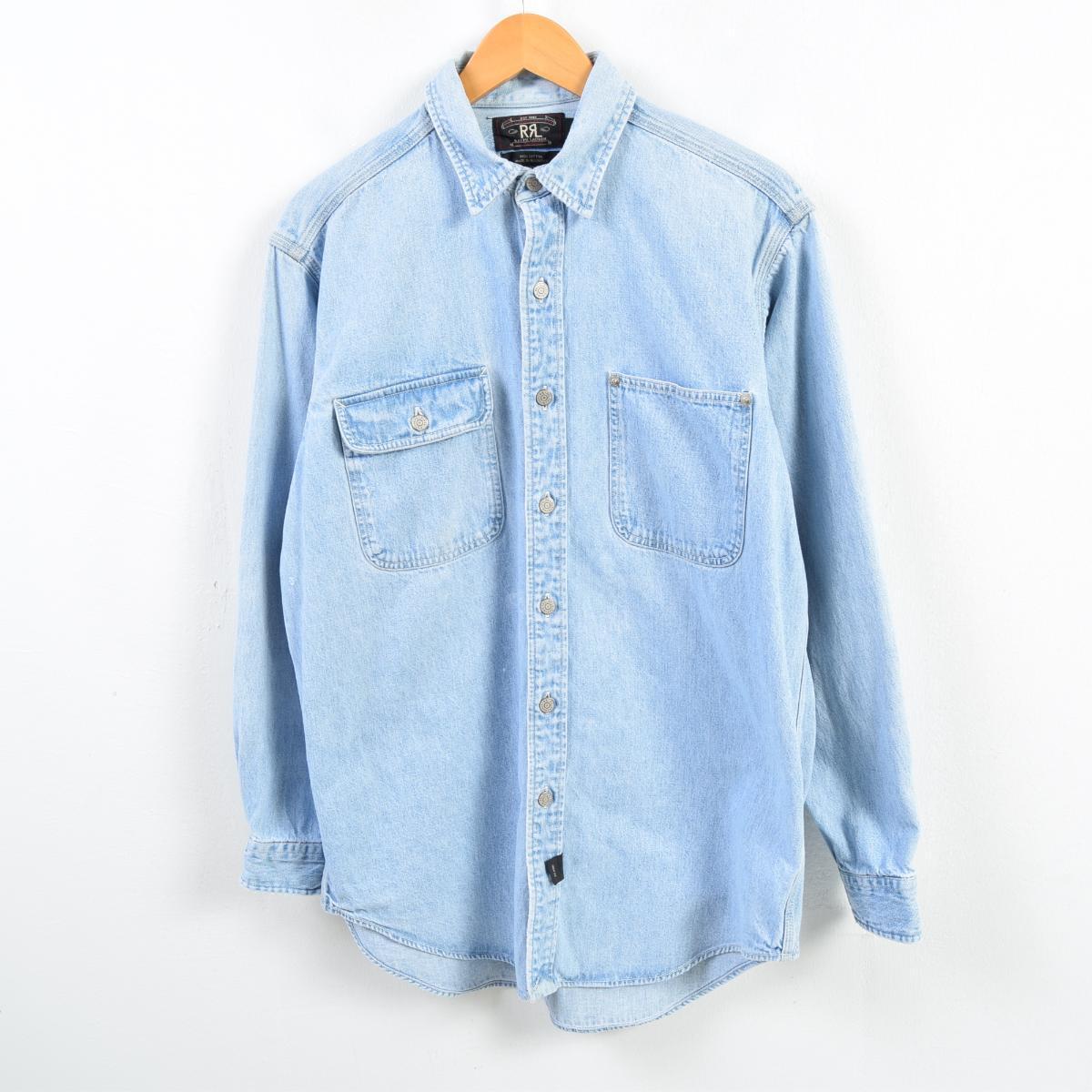 damage denim shirt