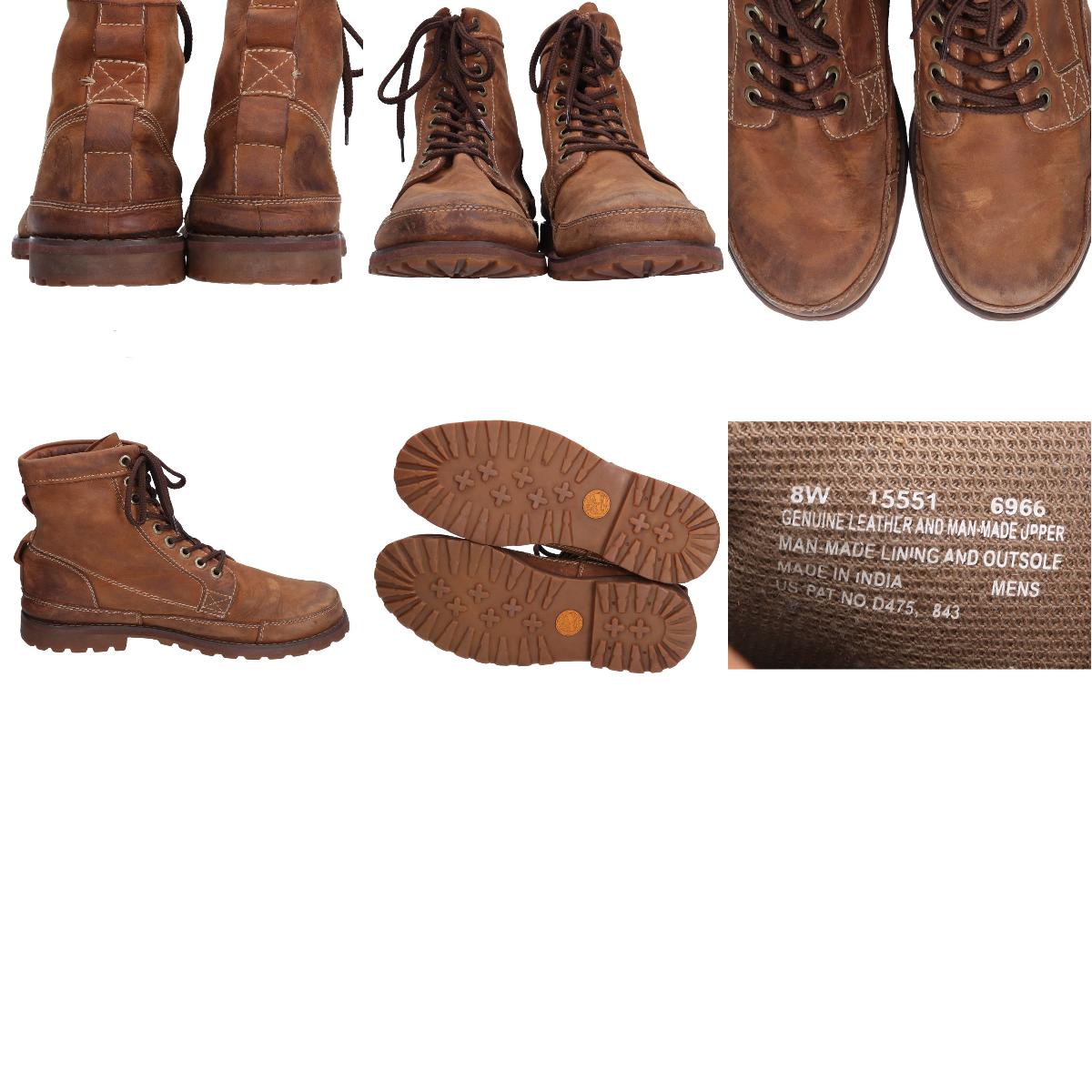 timberland genuine leather and man made upper