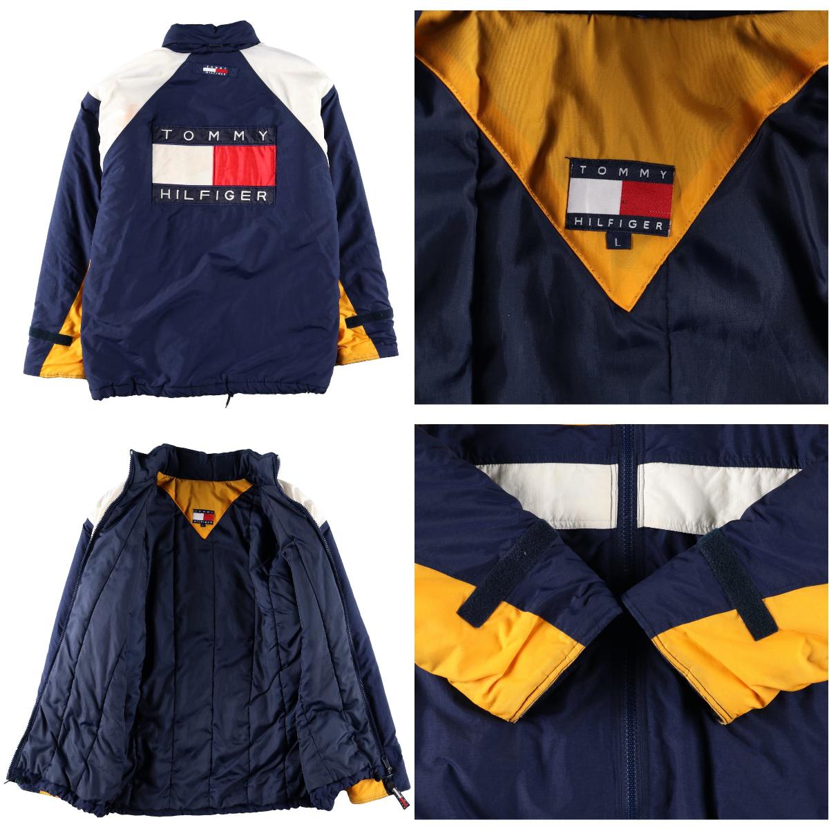 yellow and blue tommy hilfiger windbreaker