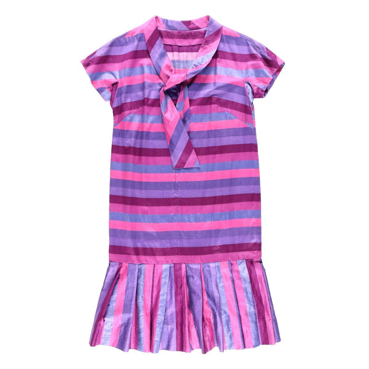 本日特価 レディースファッション ワンピース タイトワンピース ローウエスト 半袖 プリーツ切替 ボウタイ ボーダー柄 レトロ Unknown 60年代 レディースm Pd01 Cs03 Ss07 Cs07 Ss09 Js10 Ss2101 Cs2101 2b10f