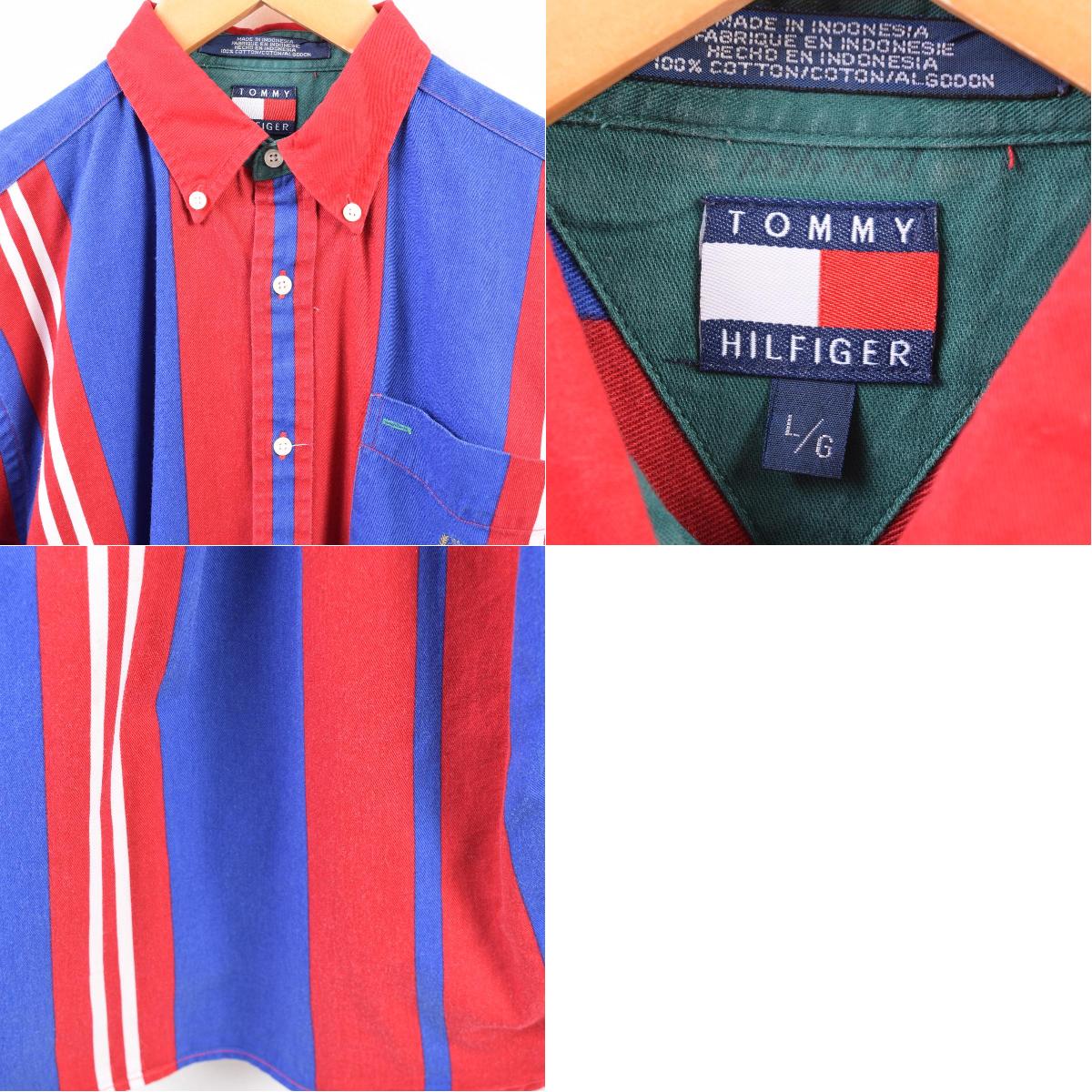 tommy hilfiger striped long sleeve polo