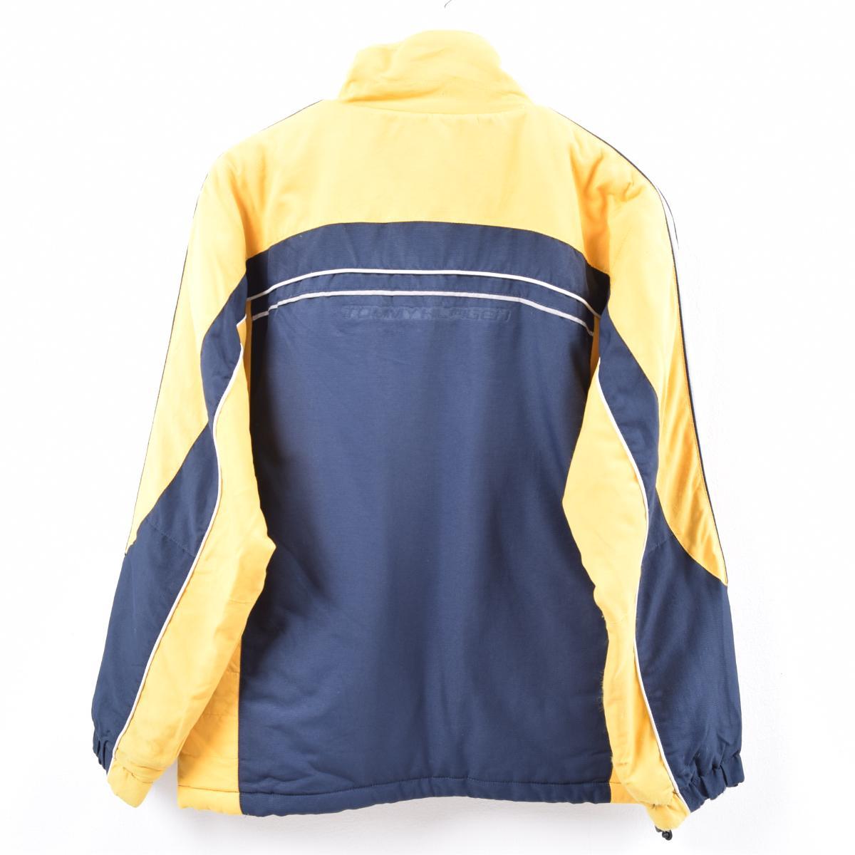 yellow and blue tommy hilfiger windbreaker