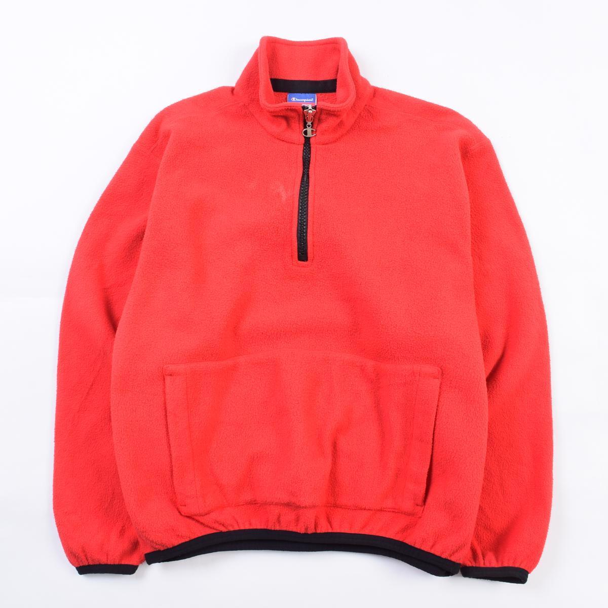 champion vintage half zip