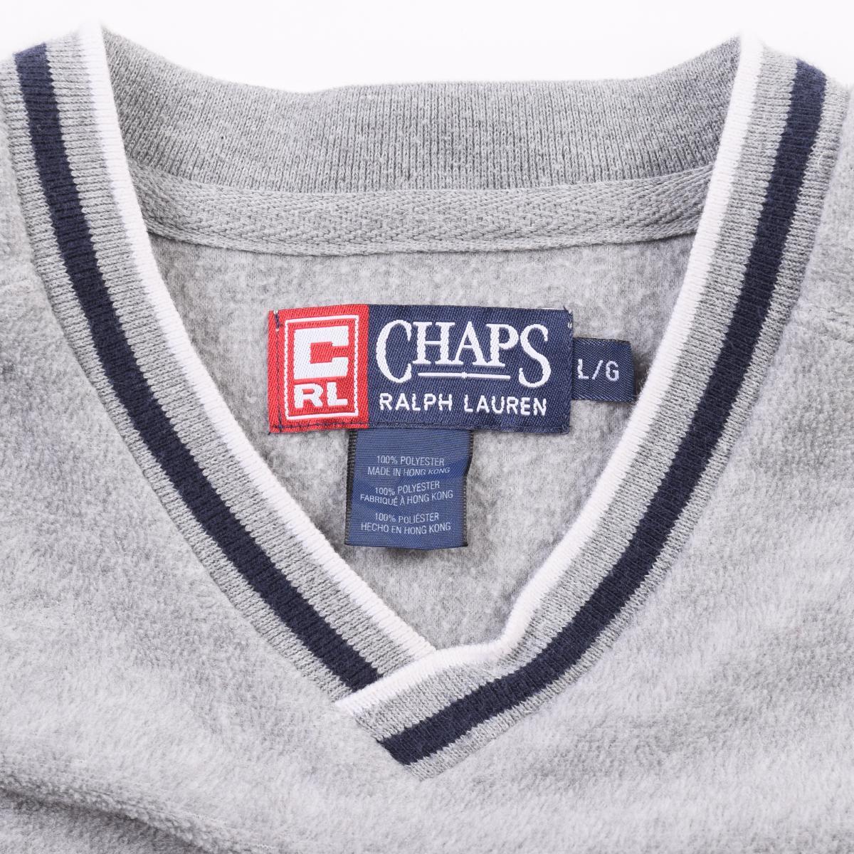 chaps fleece pullover