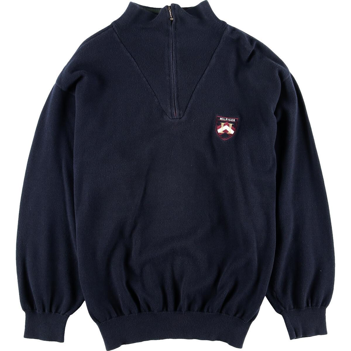 tommy half zip sweater