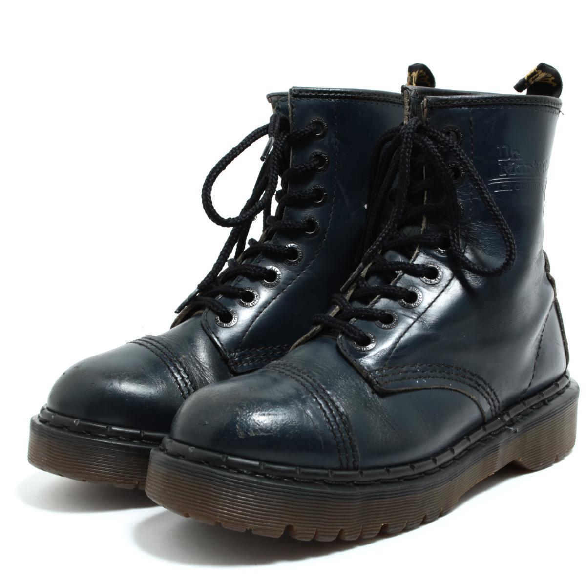 可愛いクリスマスツリーやギフトが ドクターマーチン Dr Martens 中古 Boq0066 レディース24 0cm 英国製 8ホールブーツ キャップトゥ Boq0066 Ivavsys Com