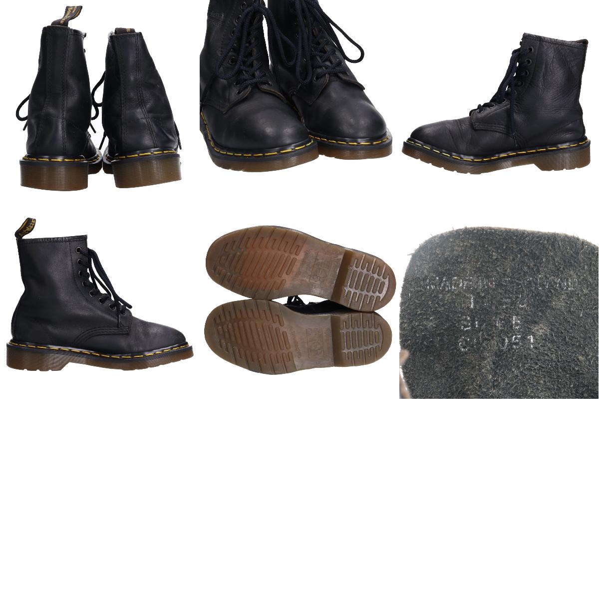 Dr Martens ドクターマーチン 左右違い ドクターマーチン レディース23 5cm Boo9126 英国製 8ホールブーツ 8ホールブーツ レディース靴 英国製 古着屋jam左右違い レディース23 5cm Boo9126 8ホールブーツ Uk5 Dr Martens Uk5 中古