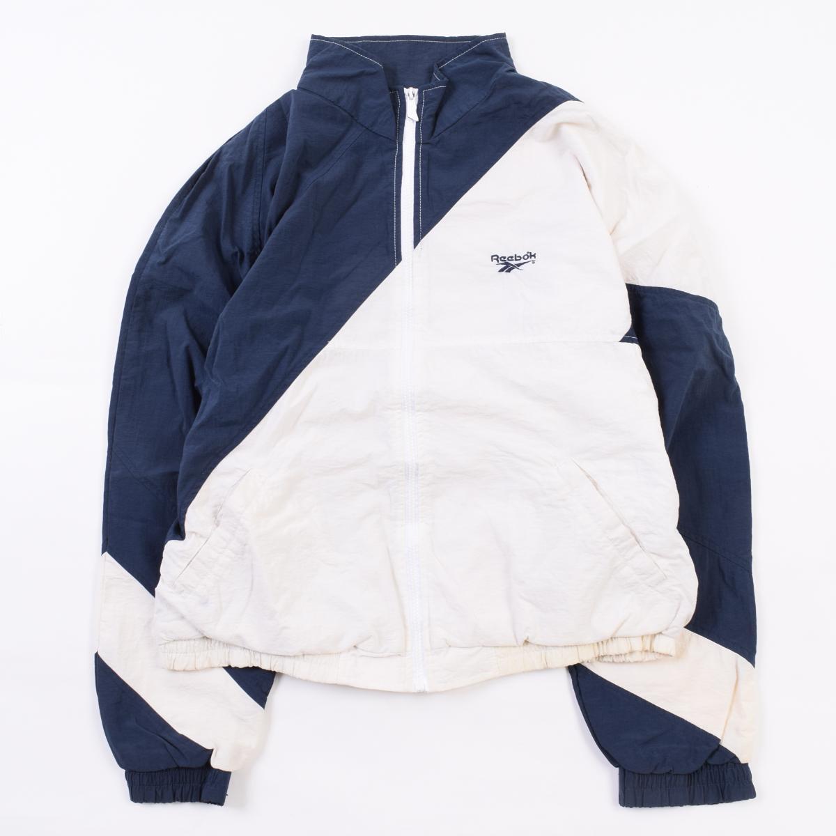 reebok jacket vintage mens white