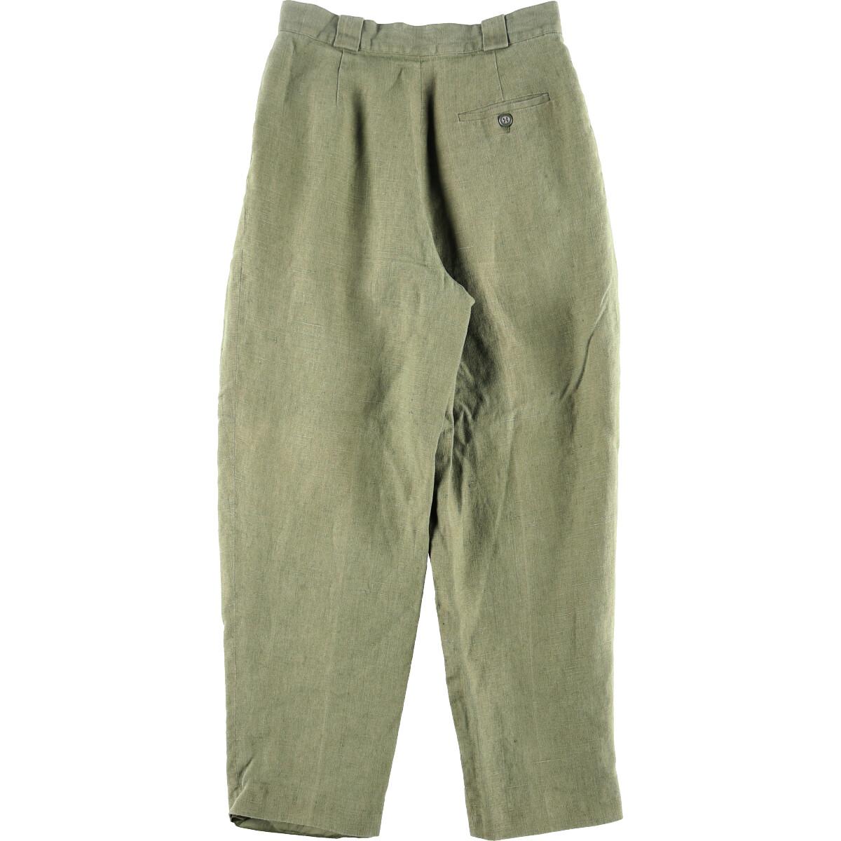 savannah二褶亚麻布裤子裤子女士l(w28)/wca001514