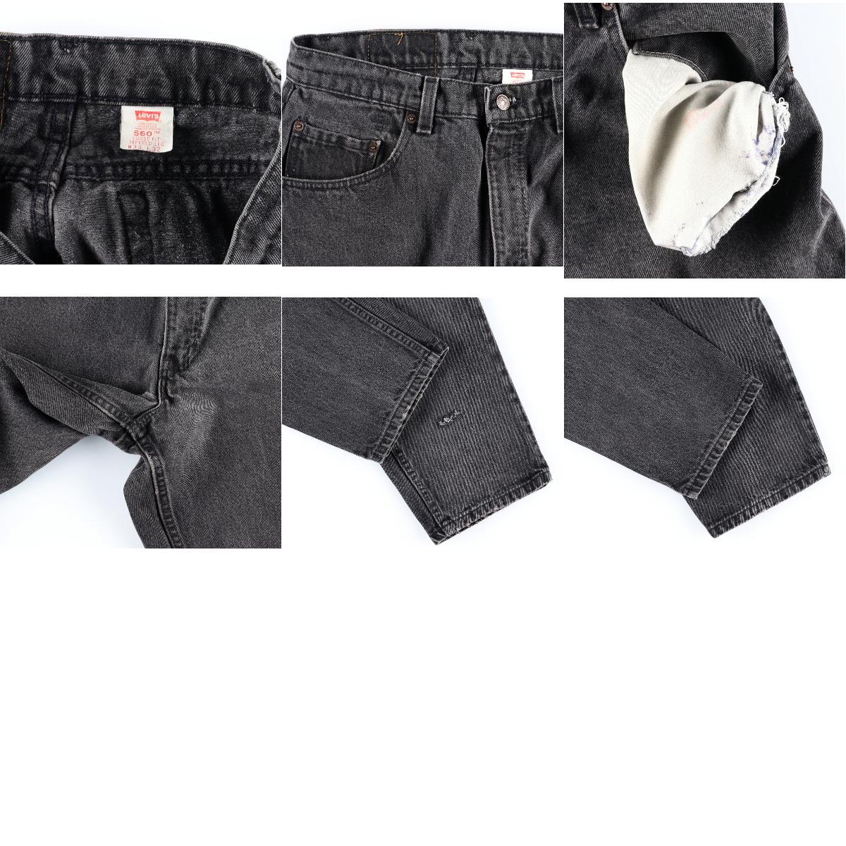 black 560 levi jeans