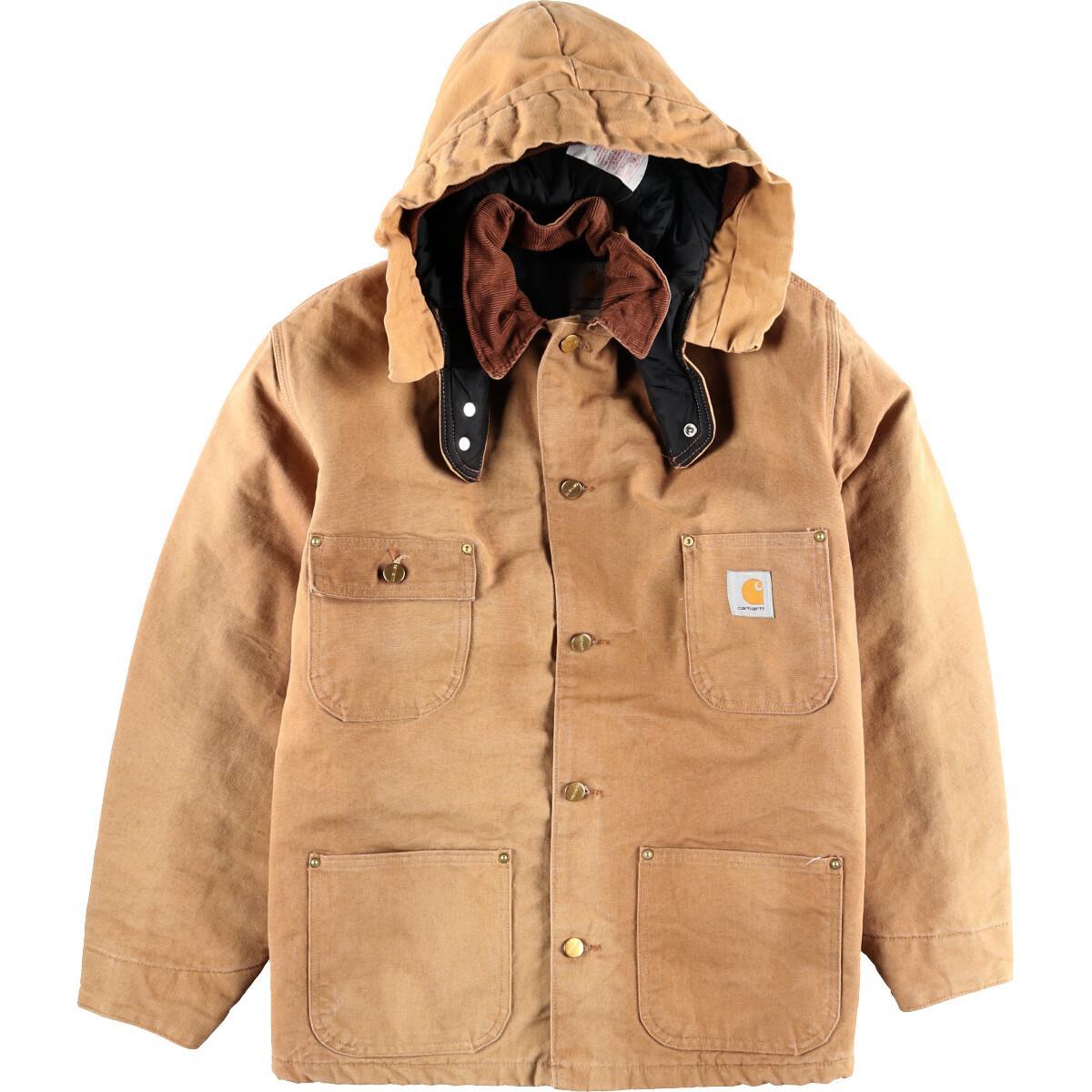 カーハート Carhartt ダックジャケット フード付き 古着 www.browhenna.it