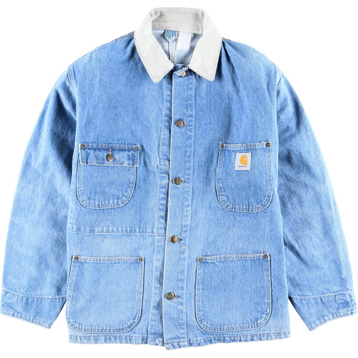 楽天市場 カーハート Carhartt ミシガンチョアコート デニムカバーオール メンズl Wbj0840 中古 0217 古着屋jam