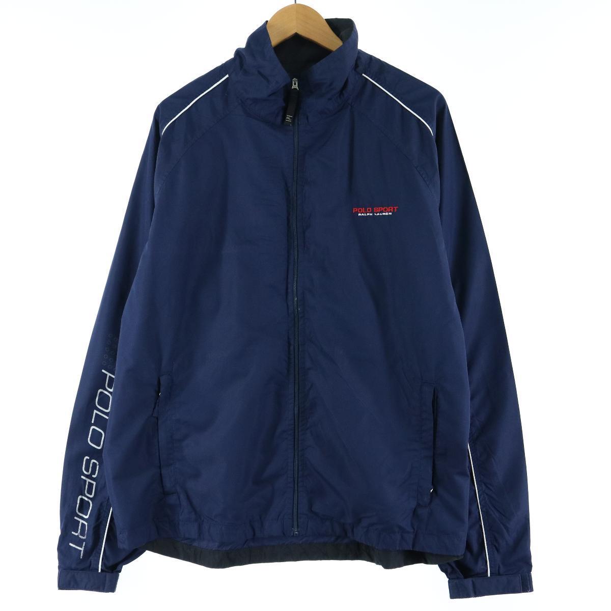 blue polo windbreaker