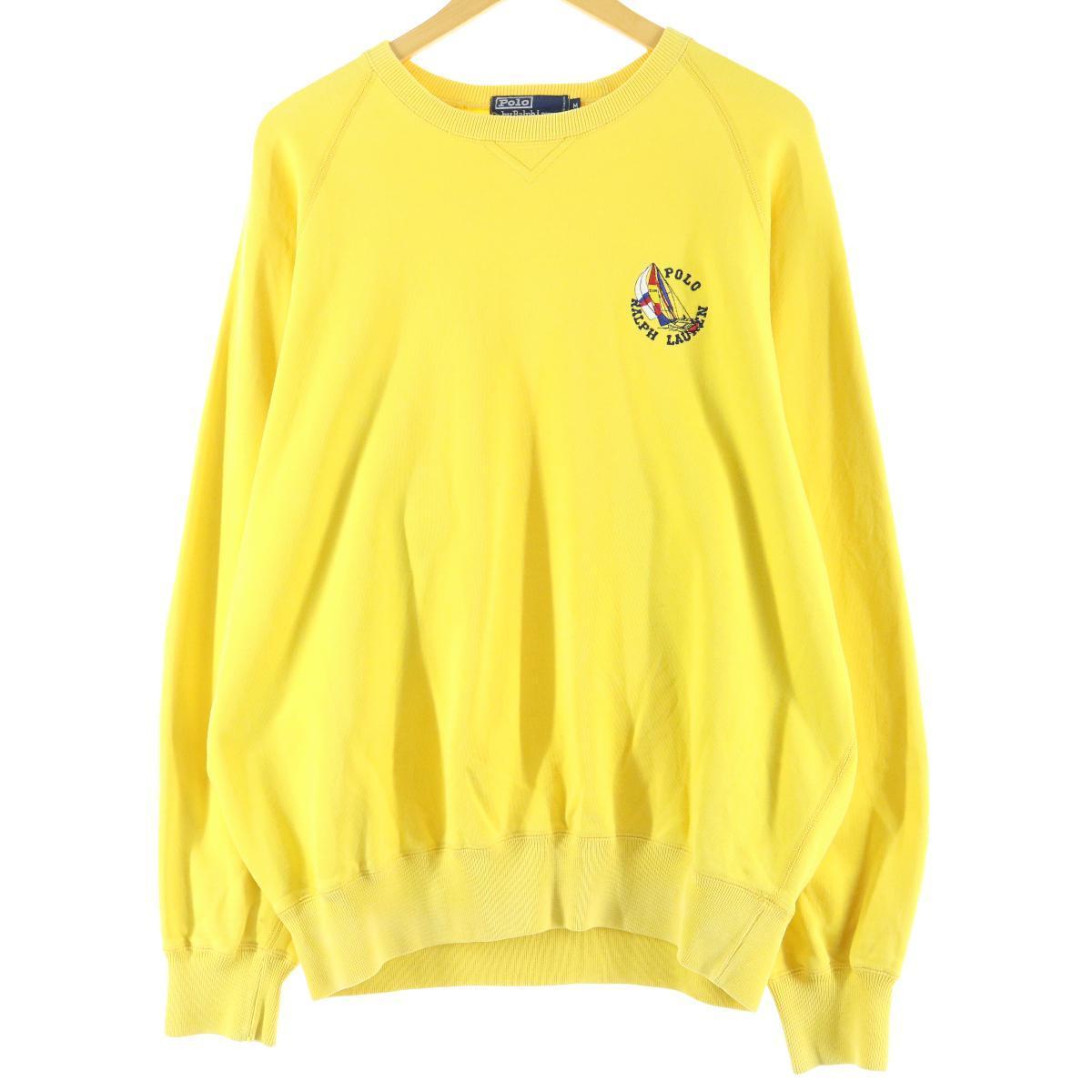 通販 人気 スウェット トレーナー Polo Lauren Ralph ラルフローレン 90年代 希少レア By 0405 Svtg 中古 Eaa ヴィンテージ メンズl トレーナー ワンポイントロゴスウェット ヨット刺繍 Cp 93 Lauren Ralph Dgb Gov Bf