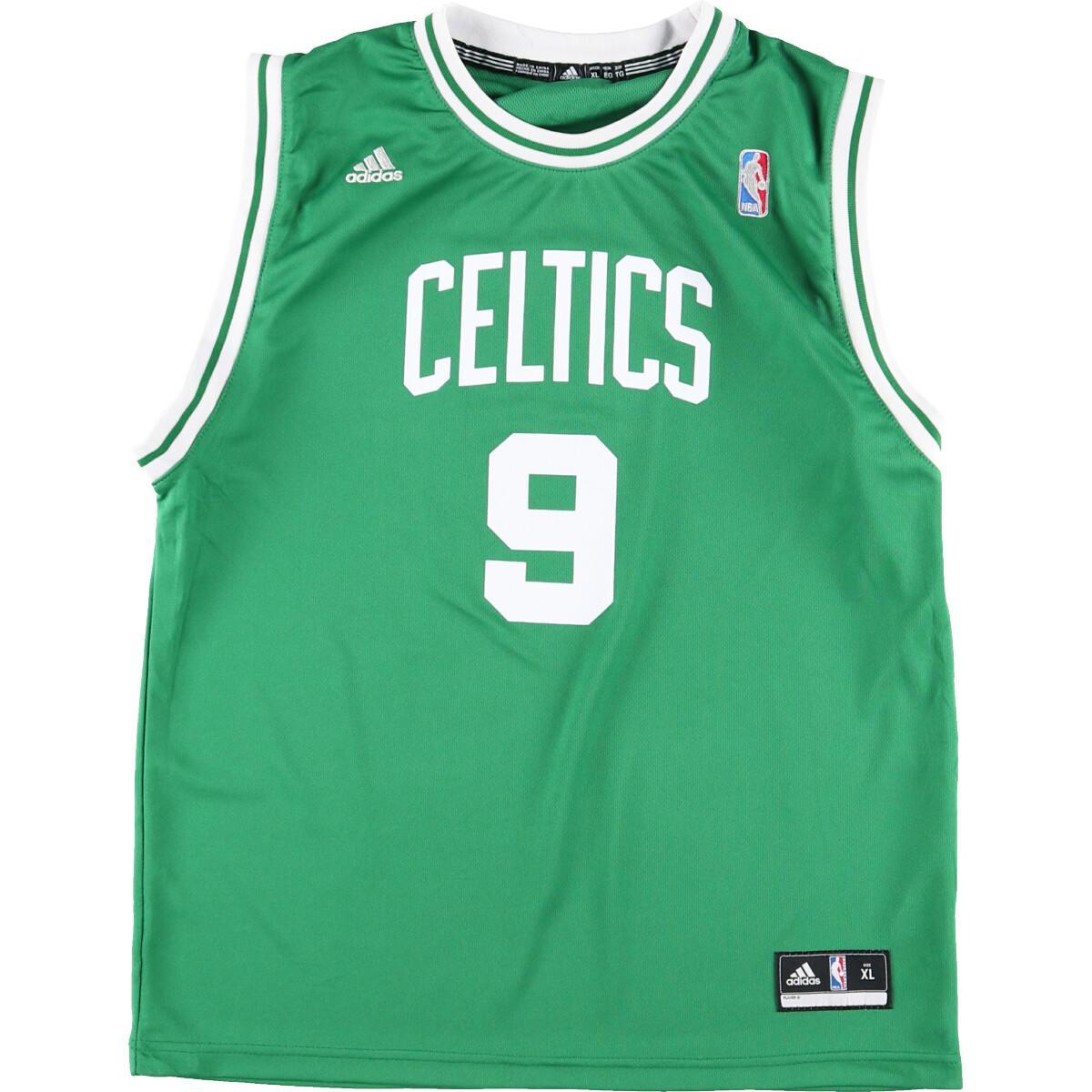 楽天市場 アディダス Adidas Nba Boston Celtics ボストンセルティックス Rajon Rondo レイジョンロンド ゲームシャツ レプリカユニフォーム メンズm Eaa0213 中古 0419 古着屋jam