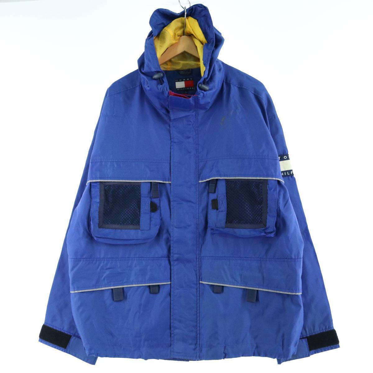 肌触りがいい 90年代 トミーヒルフィガー Tommy Hilfiger 袖ロゴ マウンテンパーカー メンズxl ヴィンテージ Eaa 中古 0521 Ss2103 お気にいる Hillcrestcare Org