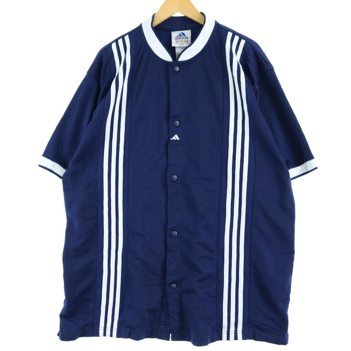 楽天市場 90年代 アディダス Adidas 半袖 ジャージ トラックジャケット メンズxl ヴィンテージ Eaa 中古 0702 古着屋jam