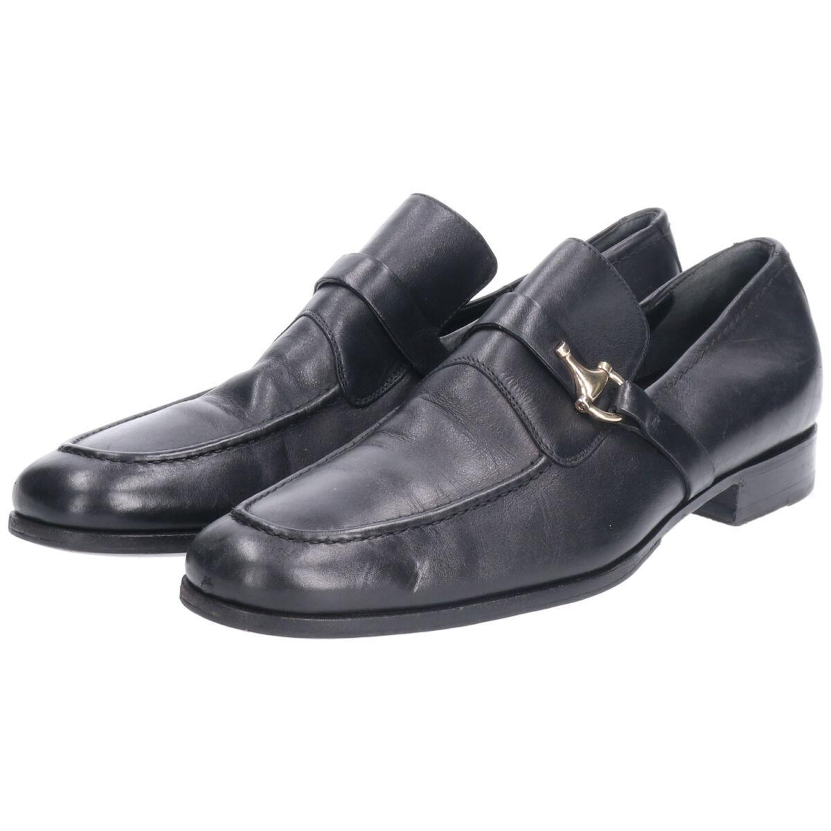 最高の品質の Gucci グッチ ローファーシューズ 0718 Ss2103 中古 Saa メンズ25 5cm 40e イタリア製 Saa Bronze Qa