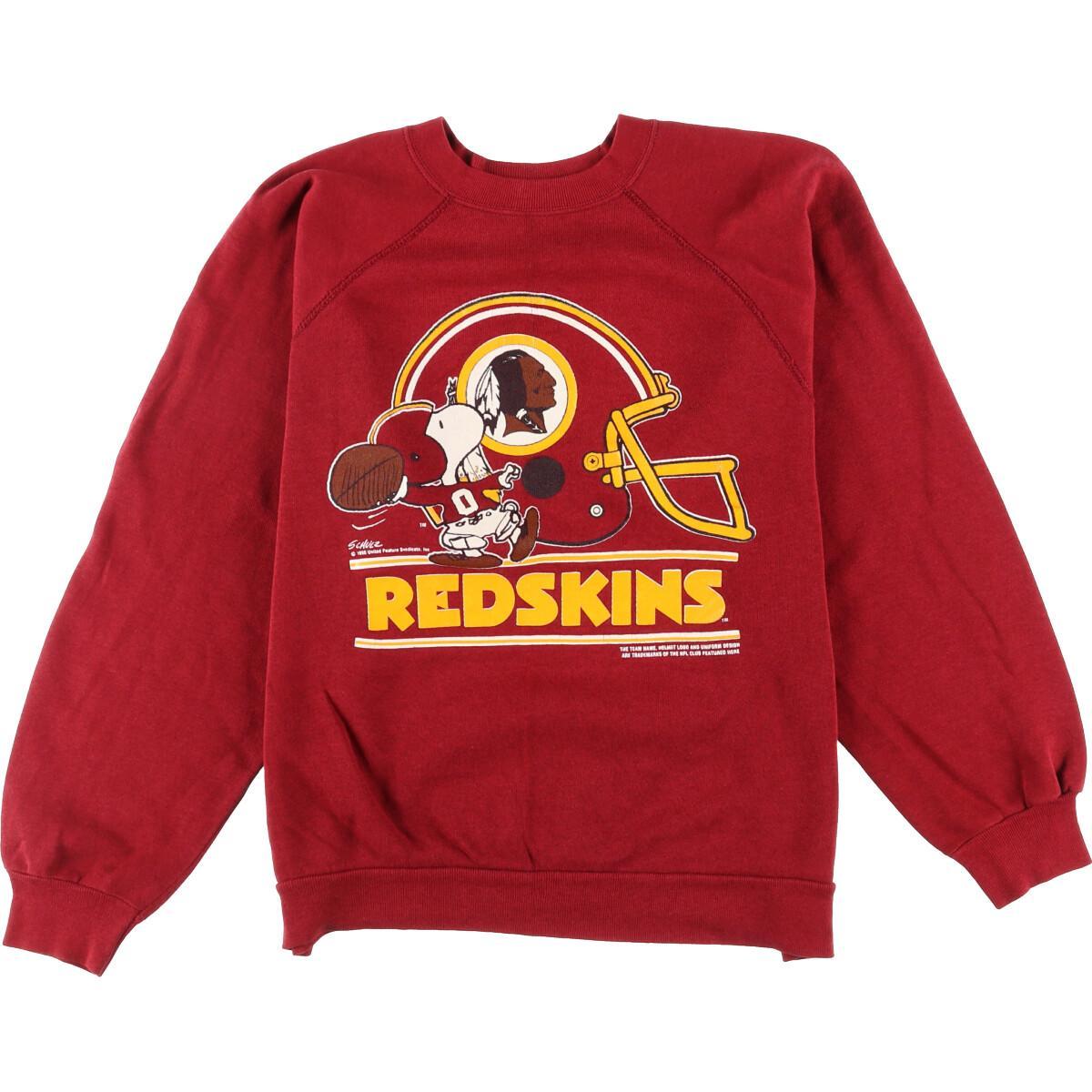 超目玉 トレーナー キャラクタースウェットシャツ スヌーピー ワシントンレッドスキンズ Snoopy Redskins Washington Fl Artex 80年代 Usa製 0925 中古 Eaa0856 ヴィンテージ レディースxl Eaa0856 Rashiastrologer Com