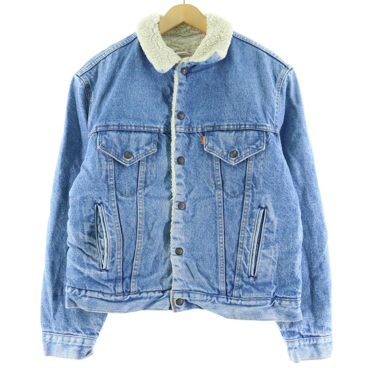 リーバイス ヴィンテージ 70年代 ヴィンテージ Levis ヴィンテージ Usa製 メンズm デニムボアジャケット メンズm メンズm Usa製 Levis 0213 リーバイス 古着屋jam70年代 70年代 中古 Eaa 0213 1008 デニムボアジャケット