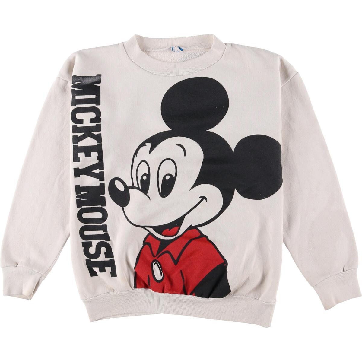 50 Off Mickey Fashions Character Disney 80年代 Mouse 1011 中古 Eaa ヴィンテージ レディースl Usa製 トレーナー キャラクタースウェットシャツ ミッキーマウス Eaa Www Bokenjima Jp