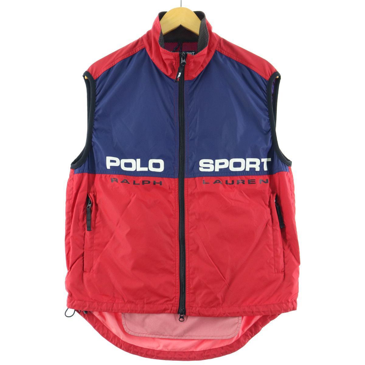 希少レア 90 00年代 ラルフローレン Ralph Lauren Rlx Polo Sport ポロスポーツ ナイロンベスト メンズm ヴィンテージ Eaa 中古 1015 Mozago Com