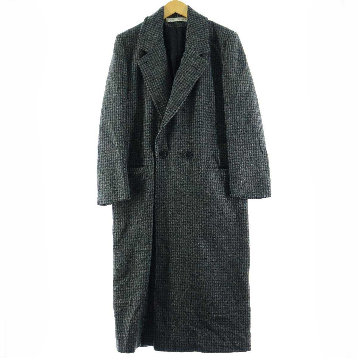 宅配便配送 ヴィンテージ メンズm Usa製 チェスターコート ウール ダブルブレスト チェック柄 Levine Larry Eaa 1109 中古 Eaa Rashiastrologer Com