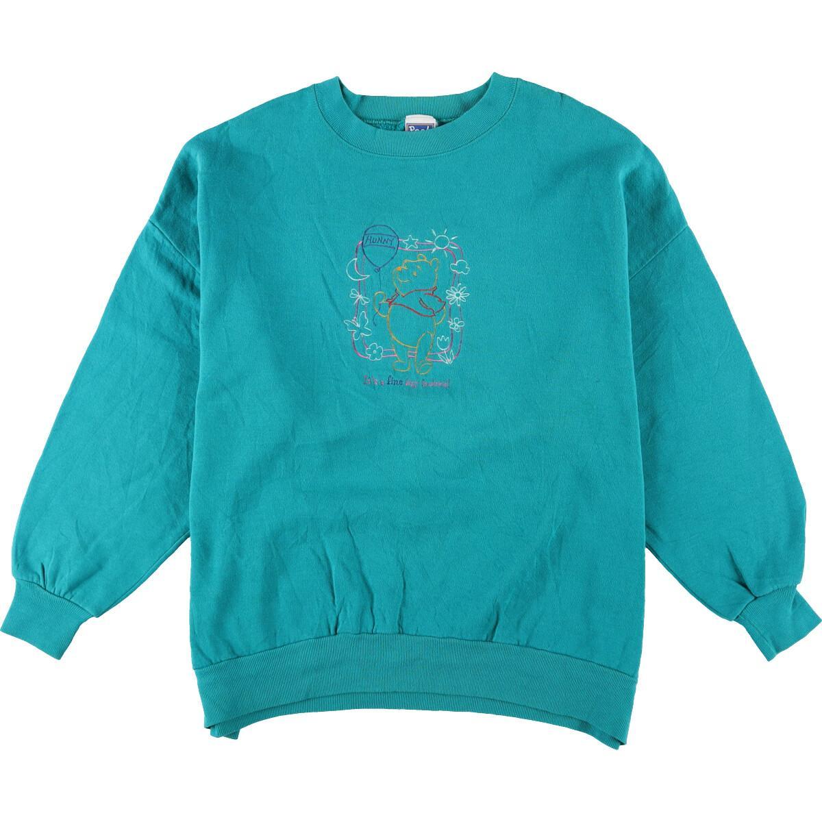 期間限定送料無料 レディースxl トレーナー キャラクタースウェットシャツ 刺繍 くまのプーさん Pooh Eaa1070 17 中古 Eaa1070 Www Cuberoot Co