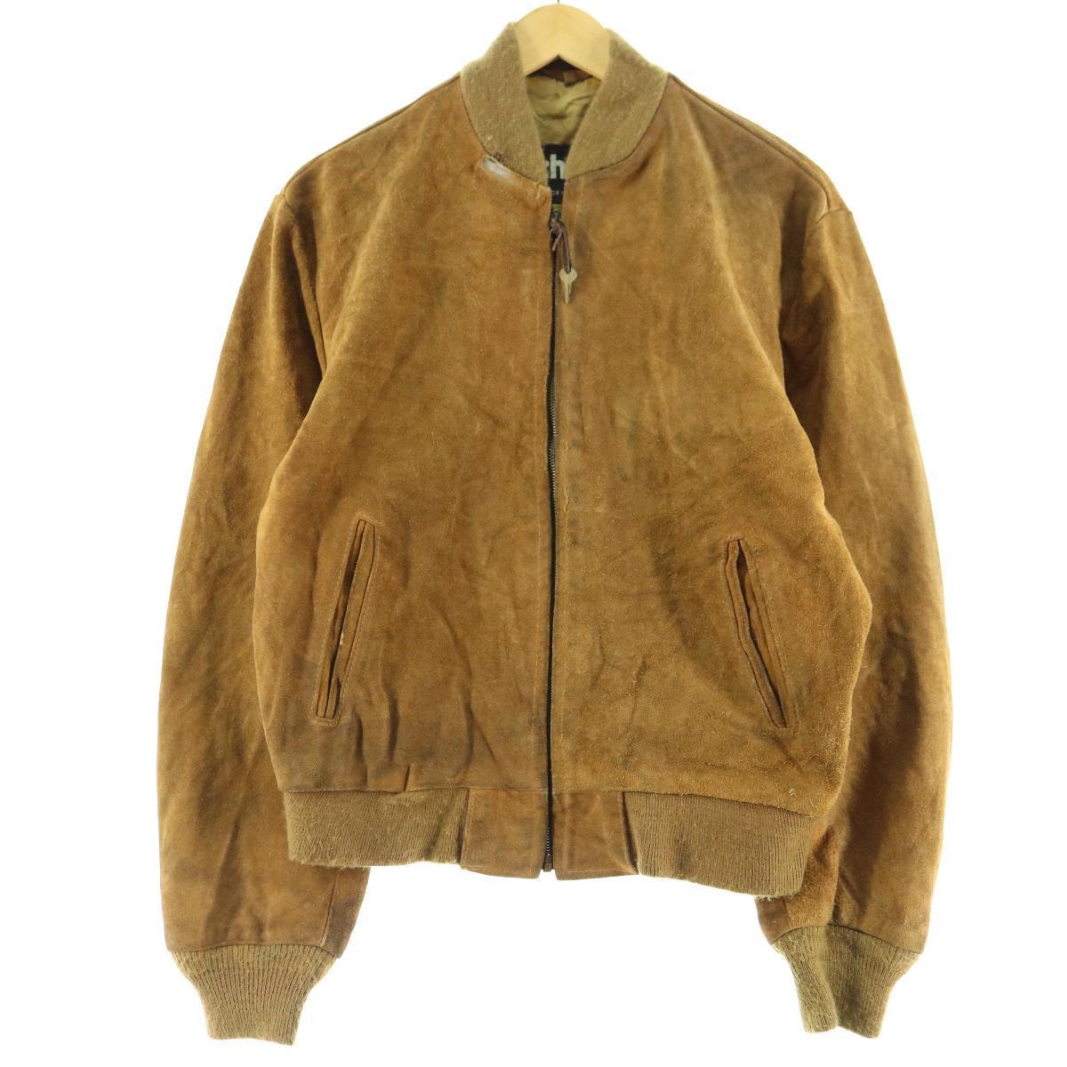 楽天市場 Schott ショット スエード ブルゾン メンズ 海外ブランド アメリカ Usa ベージュ ブラウン 本革 レザー 牛革 デッドストック レア 希少 ｗａｌｋ